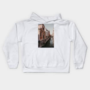 Buildings in Venice Canal and Architecture Photography Kids Hoodie